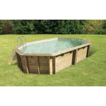 Piscine bois Ubbink Ocea 6,10 x 4 x h1,30m