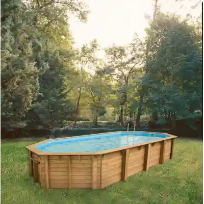 Piscine bois Ubbink Ocea 8,60 x 4,70 x h1,30m