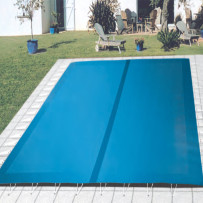 Bâche hiver de sécurité opaque Delos Safe pour piscine