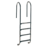 Echelle droite inox 3 à 5 marches pour piscine