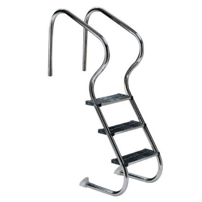 Echelle résidentielle inox 3 à 4 marches pour piscine