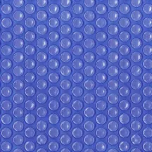Bâche à bulles piscine 400 microns bleue (Bordée 4 côtés)