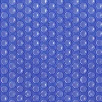 Bâche à bulles piscine 400 microns bleue (Bordée 4 côtés)