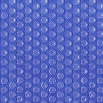 Bâche à bulles piscine 400 microns bleue (Bordée 2 côtés)