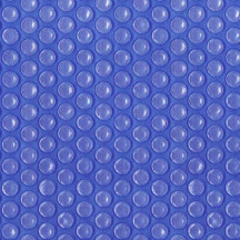 Bâche à bulles 400 microns bleue (Bordée 4 côtés) pour piscine