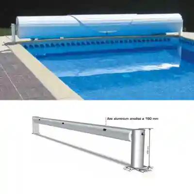 Volet de piscine électrique hors sol avec fin de course APF Pool Classic