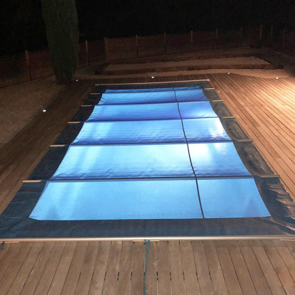 Bâche à barres légère Securit Pool Hybride pour piscine