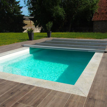 Bâche à barres WaluCover Evolution pour piscine jusqu\'à 11 x 5 m