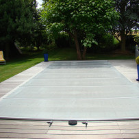 Bâche à barres WaluCover Starlight pour piscine jusqu\'à 11 x 5,5 m