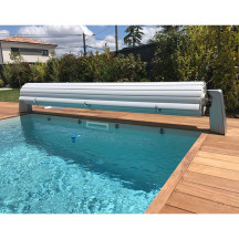 Volet de piscine Hélios Solaire hors sol APF sans fins de course