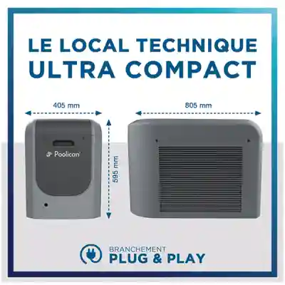 Poolican : Local technique ultra compact pour piscine jusqu\'à 25 m3