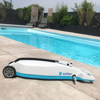 Enrouleur motorisé RollPower Walter pour bâche à barres