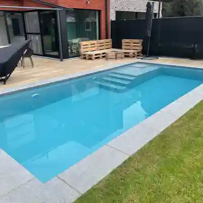 Piscine coque vinylester 8 x 3,80 m Divana by Belora