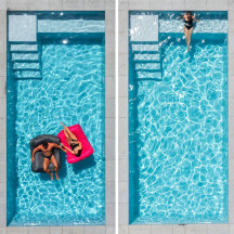 Piscine coque vinylester 8 x 3,80 m Divana by Belora
