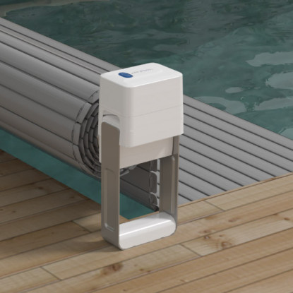 APF Pool Swift : Volet de piscine manuel motorisable avec iBox 410