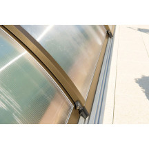 Abri de piscine télescopique bas Tenor 6,42 x 3,94 x h1,37m