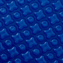 Bâche à bulles 500 microns bleue Oxo Blue sur-mesure