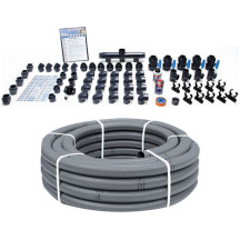 Kit plomberie piscine Ø 50 mm avec ou sans tuyau souple Idroflex