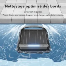 Nettoyage optimisé des bords de la piscine