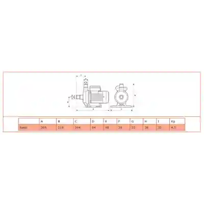 Pompe filtration piscine Basic Espa