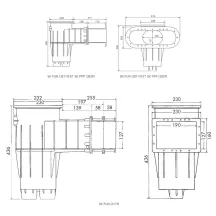 Skimmer Hayward pour piscine bois - Cofies 3039 