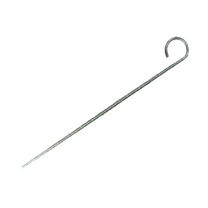 Piton gazon inox H 350 mm Ø 6 mm pour couverture de piscine