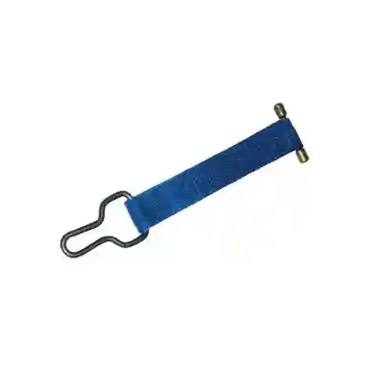 Sangle de tension avec anneau D côté stockage coloris bleu