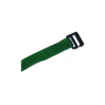 Sangle de tension avec passant inox S côté enroulement coloris vert
