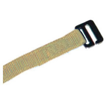 Sangle de tension avec passant inox S côté enroulement coloris sable