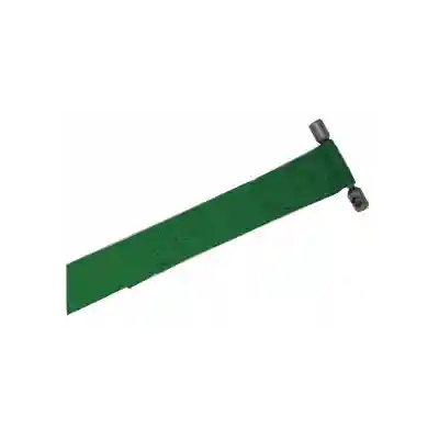 Sangle avec insert inox côté enroulement coloris vert