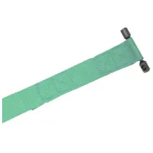 Sangle avec insert inox côté enroulement coloris amande