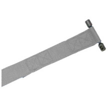 Sangle avec insert inox côté enroulement coloris gris