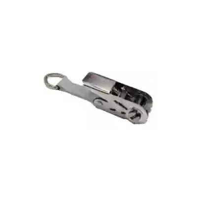 Cliquet inox avec demi lune coloris gris