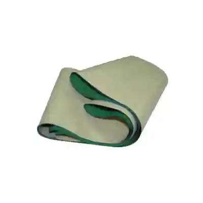 Bande anti-abrasion interchangeable en PVC 650 gr/m2 sable/vert