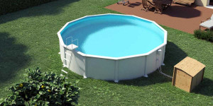 Piscine hors sol métal, acier ou résine dans votre jardin