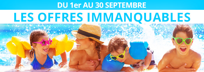 Promotions piscine de septembre 2026