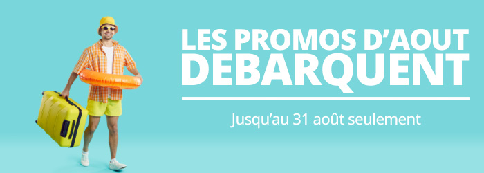 Promotions de la piscine en août 2026
