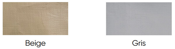 Coloris disponibles pour la couverture de protection Ivernéa One