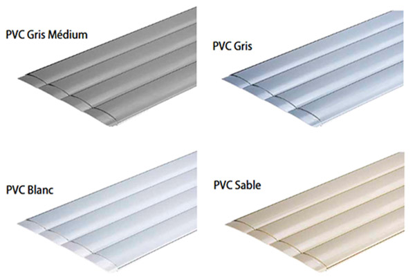 Lames PVC opaques