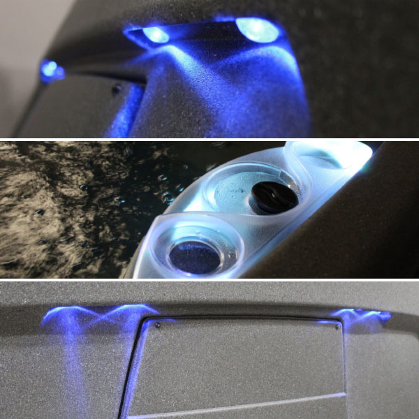 Éclairage LED du spa 4 places Mars