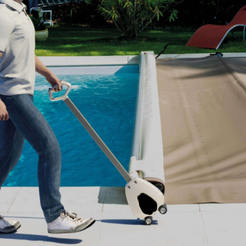 Enrouleur Rollmoov pour bâche à barres