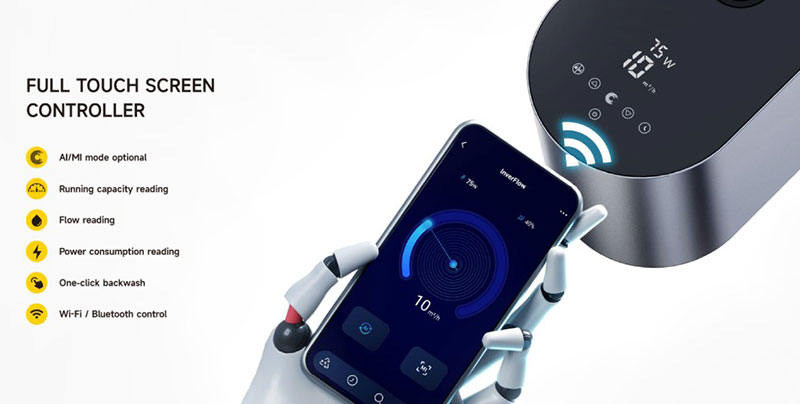 Connectivité Wi-Fi de la pompe de filtration InverMaster VS by Aquagem