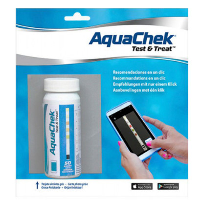 50 bandelettes d'analyse Aquachek Test & Treat