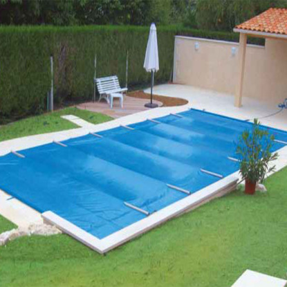 Bâche à barres piscine Securit Pool Excel + bleu opaque