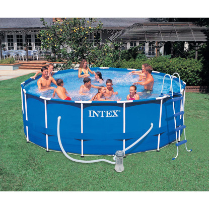 Piscine tubulaire Metal Frame Intex 457 x 122