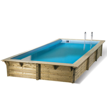 Piscine bois Ubbink 4,50 x 2,50 x h1,26m