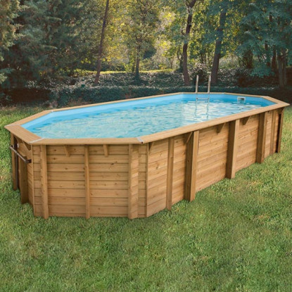 Piscine bois Ubbink Azura 7,50 x 4 x h1,30 m