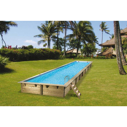 Piscine bois Ubbink Linea 15,5 x 3,5 x h1,55m