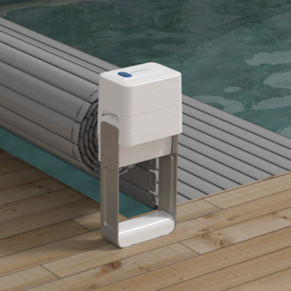 Volet piscine hors sol APF Pool Swift avec sa iBox 410