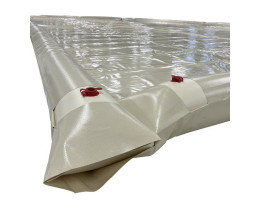 Bâche hiver opaque sur boudin d'eau Laponie